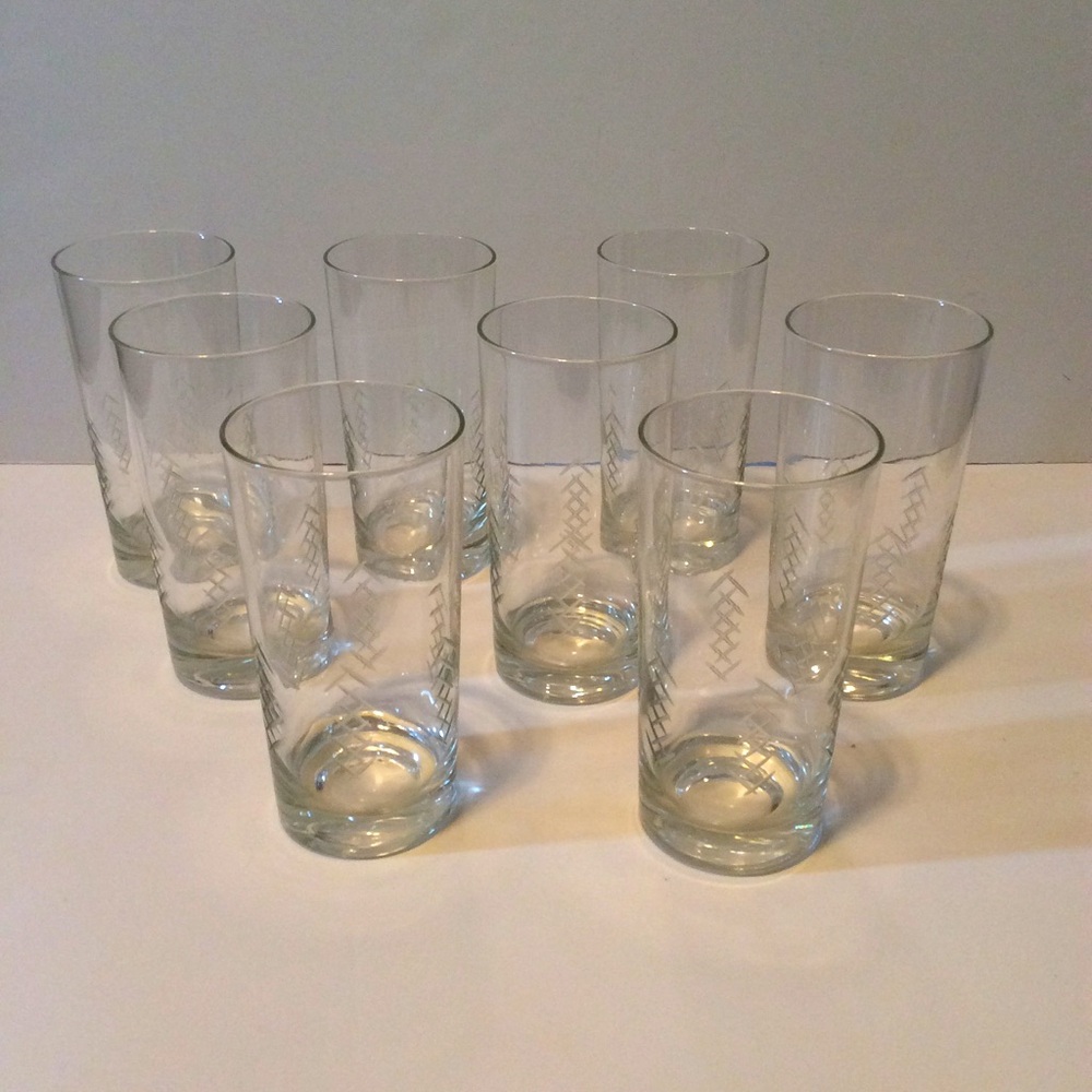 Vintage Javit Highball Glasses